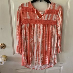 Peach shirt
